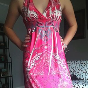 STUDIO Y PINK MAXI DRESS